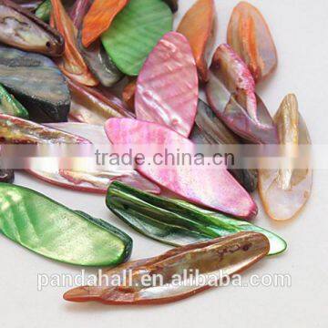 Mix Colored Natural Freshwater Shell Scrap Beads(BSHE-S027-11)