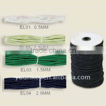 Jewerly cord,Colored Elastic rubber Cord