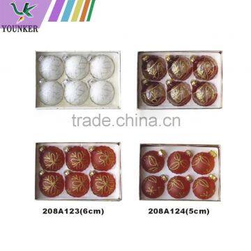 Cheap Price Hot Sale High Quality Seamless Paint XMAS Decoration Plastic Ball