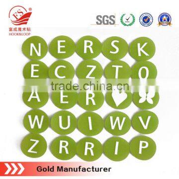 wholesale good quality nylon hook and loop letters