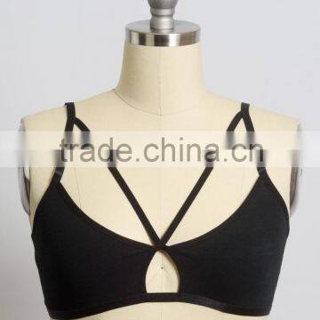 American Fashion Sexy Ladies Underwear Keyhole Strap Bralette