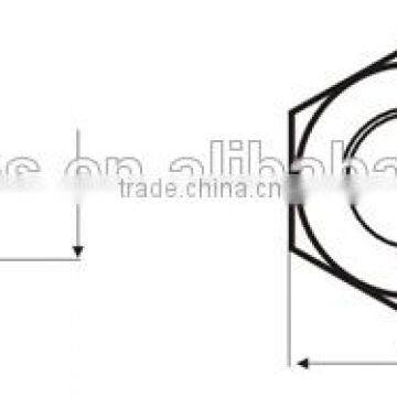 fasteners Hexagon nuts for galvanized screws
