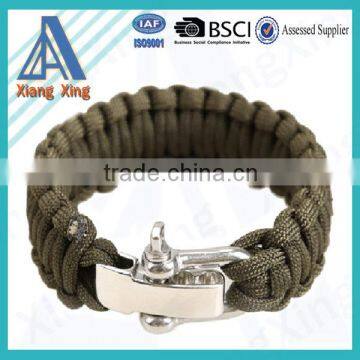 Wholesale High Quality Multi-Color Survival 550 Paracord Bracelet With Logo