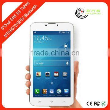 China product 6" call-touch smart tablet pc mid with 512+4G Dual core