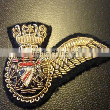 Circa late british airways flight attendant half wing embroidered badge