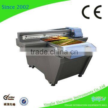 YINGHE Good performance dual dx7 printing machine for glass and ceramic digital UV flatbed printer