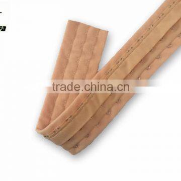 long bra extender with steel eyes in skin color three rows thick type 45mm width