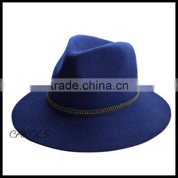 high quality Wide Brim Winter Wool Felt Women's Hat 2016 wool hat Wholesale