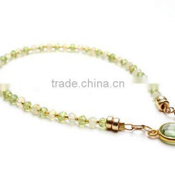 The Gopali Jewellers Peridot Hydro Beaded Bracelet Peridot Hydro Bracelet