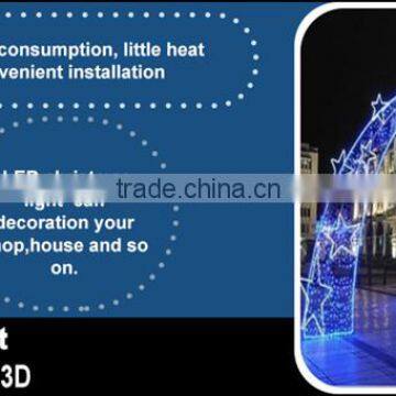 Hot sale LED arch christmas light fancy arch decorations street light led with high quality street light