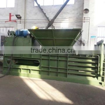 Horizontal Waste Paper Baler with Feeding Hopper