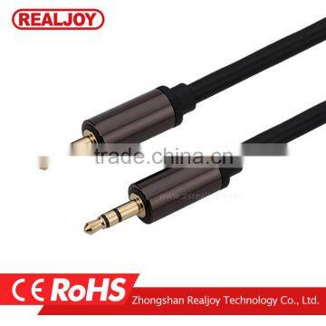 2016 whalesale deluxe male to male 3m 3.5mm audio cable