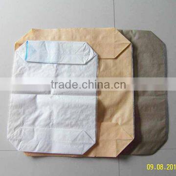 Laminated woven pp block bottom valve bag / putty powder bag