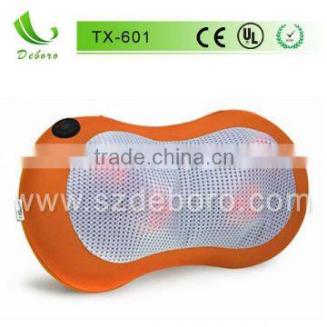 2013 New Designed Electric Kneading Portable DC Car Infrared Heated Neck Massage Pillow TX-601 (CE, UL)