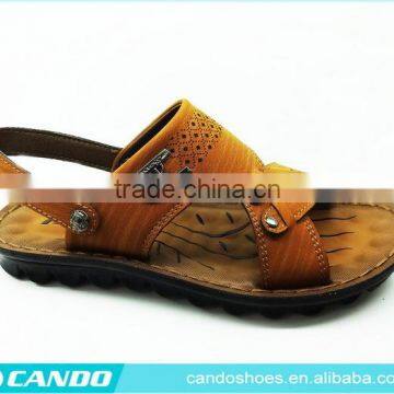 pu sandal and slipper good quality men classic summer sandal