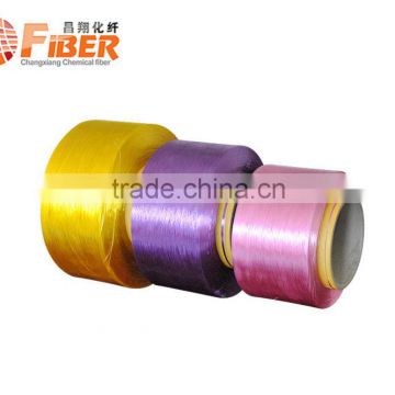 FDY DTY POY 75D-600D dope dyed polyester yarn manufacturer in china