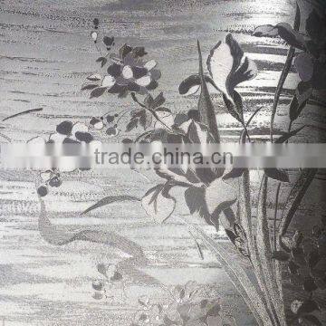 Metallic Foil Gold Silver Wallpaper For Living Room,Bar,Entertainment High Quality,Cheap Price Made in China Foshan City