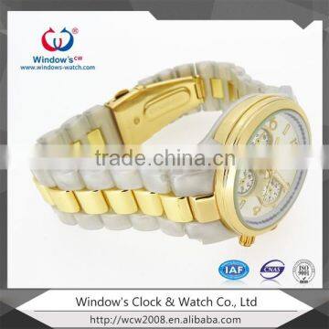 China factory price beautiful luxury plastic ladies wrist watch