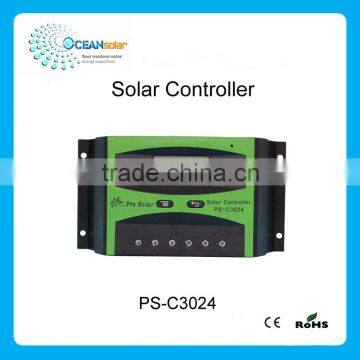 30A 12v 24v pwm solar charge controller for 500-1000w solar home system                        
                                                Quality Choice