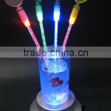 Promotion gift bar supplies Led Flashing Stirrer