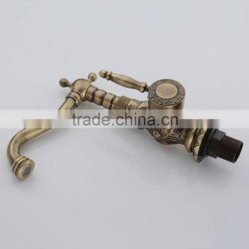 High Quality Factory Directly Bronze Color Antique Brass Faucet photo-6