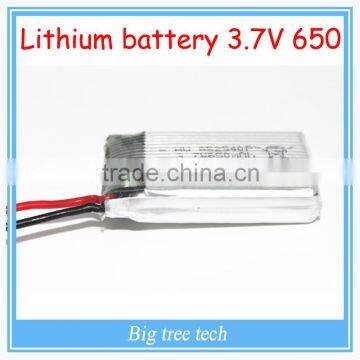 For RC Airplane X5C Upgrade the battery 852540 3.7V 650mAh high rate Li-Po battery