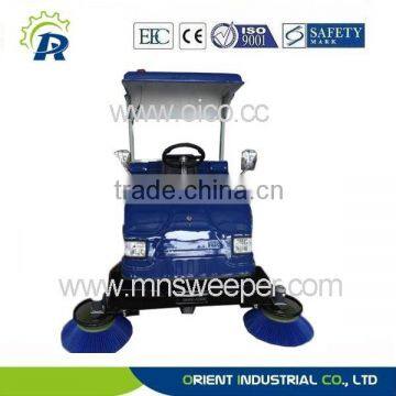 PFC charger optional outdoor use commercial road sweeper with vacuum sweeping and water spraying