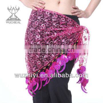 Professional Belly Dance Tribal Hip Scarf/Waist Chains, Belly Dance Costumes Hip Scarf(YL079-1)