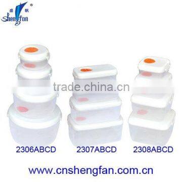 plastic airtight food container 2308ABCD