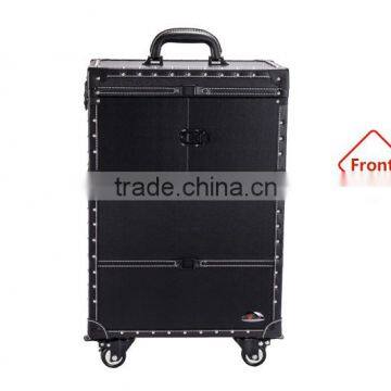 High Quality Factory Supplier Rolling Station With Mirror Trolley Makeup Case photo-3