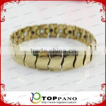 men's negative ion energy stianless steel bracelet wholesale