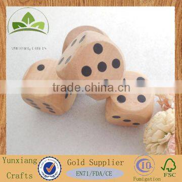 40mm large wooden dot dice