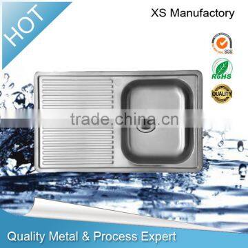 Sit on stainless steel kitchen sink( XS5848 )