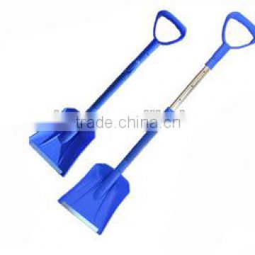 Plastic telescopic car snow shovel