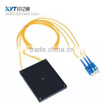 Optical Passive Device Low Insertion Fiber Optical 1x2 PLC Splitter