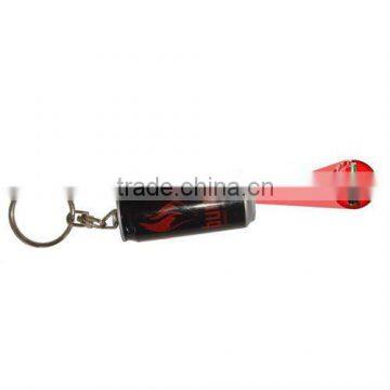 can shaped Led Logo Key chain JLP-038