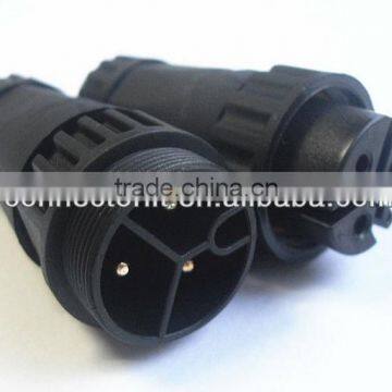 screw fixing no welding field installable male to female waterproof connector