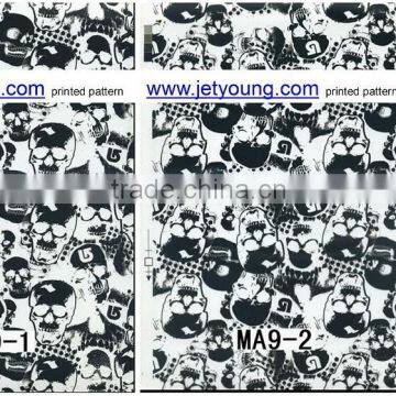 Hydro Graphic Skull Pattern Film Printed Film Water Transfer Film PVA Printing Film Jetyoung