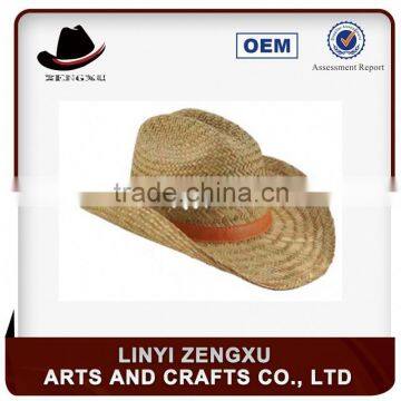 coffee dyed hollow straw cowboy man hat