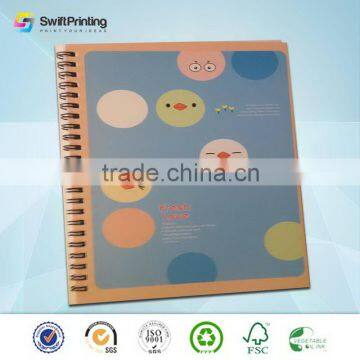 Factory best sell blue color notebook printing