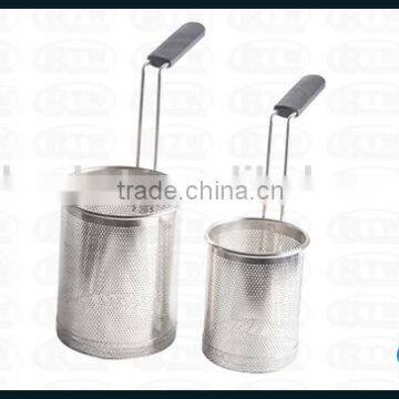 Pasta Basket,Cooking Colander,Stainless Steel Mesh Strainer (L-BTW60S69-201) photo-3