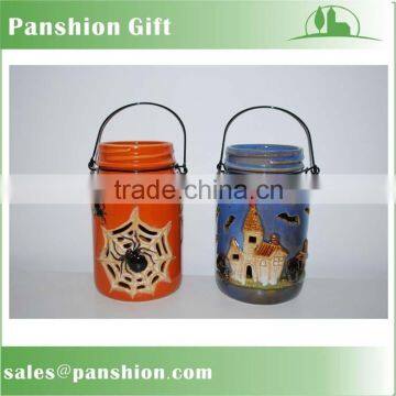 Tealight cearmic harvest jar