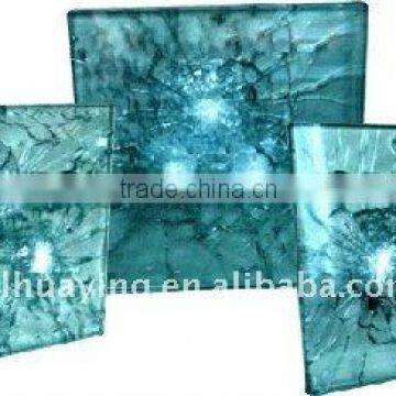 bullet resistant laminated glass