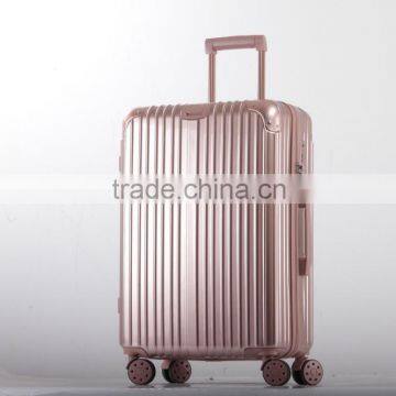 ABS+PC 3 pcs set eminent all matching color trolley case pc plastic case with highest quality