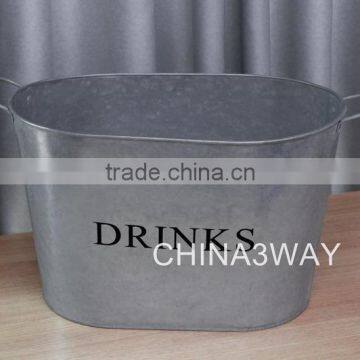 galvanized ice buckets