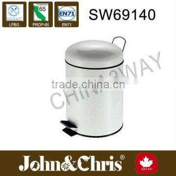 stainless steel foot pedal waste bin