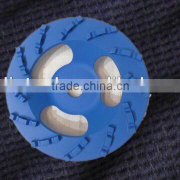 4" W Segmented concrete grinding wheel