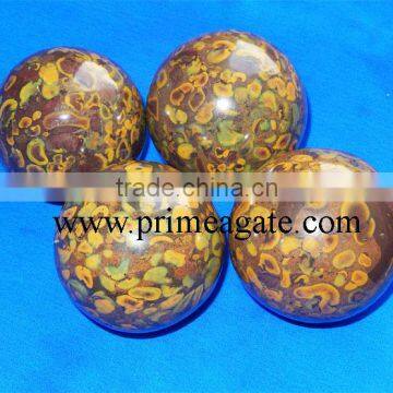 Stunning Picasso Jasper Balls | Bulk Supplier Of Gemstone Balls