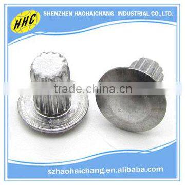 customized nonstandard stainless steel flat head threaded screw