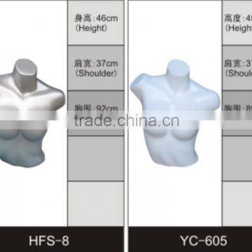 Fashion Retail Shop Custom Glossy Bust Torso Female Mannequin photo-3